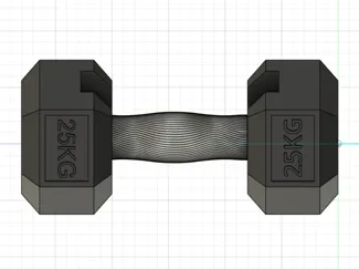 Dumbbell Business Card Holder
