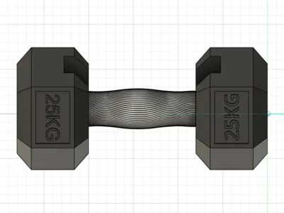 Dumbbell Business Card Holder