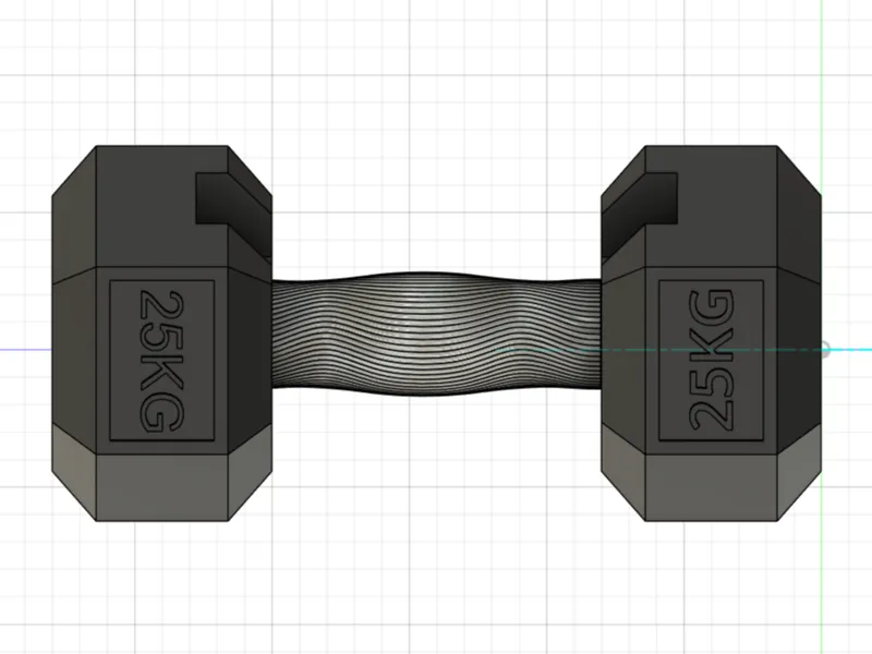 Dumbbell Business Card Holder