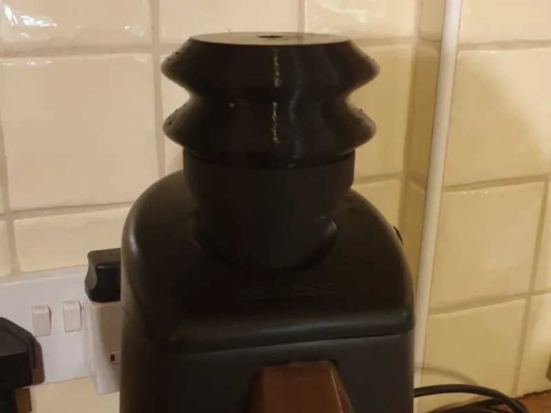 Ascaso Espresso Coffee Grinder hopper and bellows