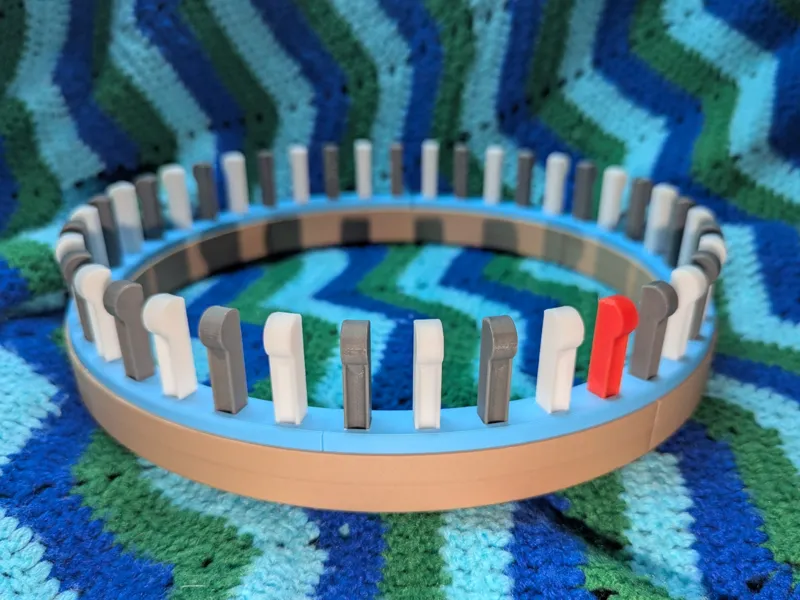 Large Gauge Knitting Loom
