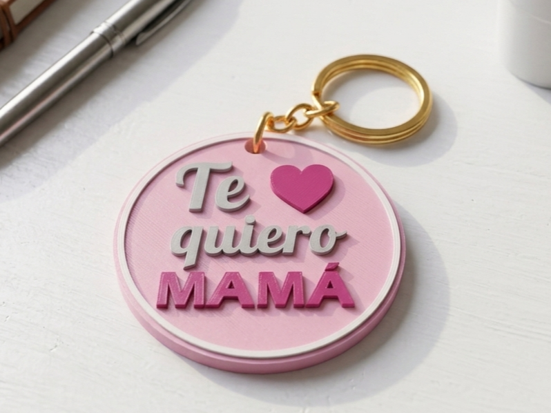Llavero "Te quiero MAMÁ" - Regalo Especial