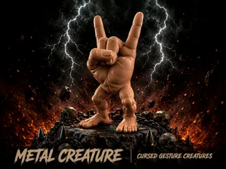 METAL CREATURE | CURSED GESTURE CREATURES