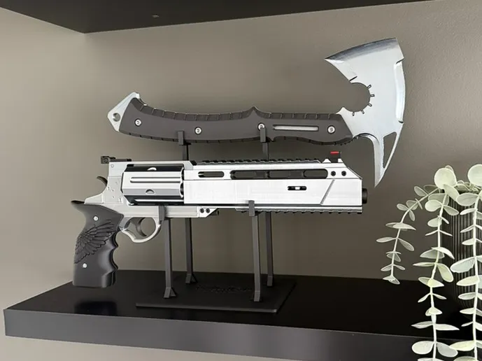 RE9 Axe + Requiem Display Stand