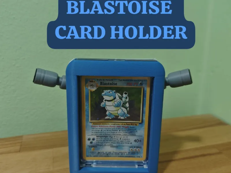 Blastoise Card Holder