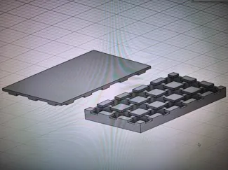 Case for 18650 cells with cap