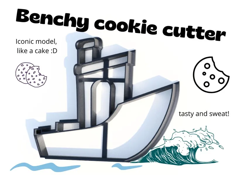 Benchy cookie cutter