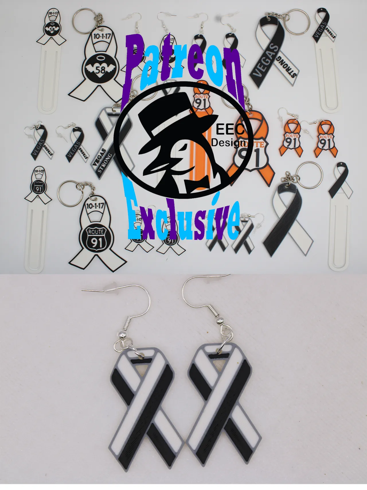 Vegas Strong Earrings view 2