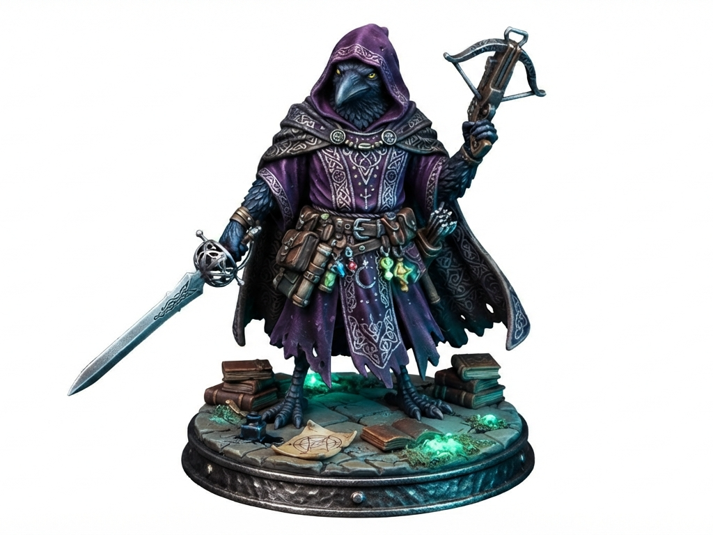 Kenk - Male Kenku Warlock 3D model