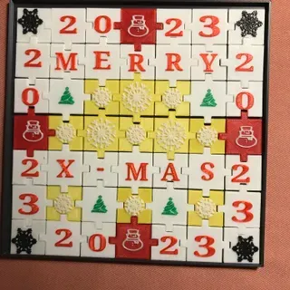 X-MAS Puzzle and Happy New Year Puzzle