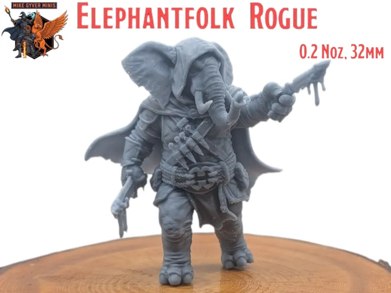 Elephantfolk Rogue - MGM Print-Ready Mini