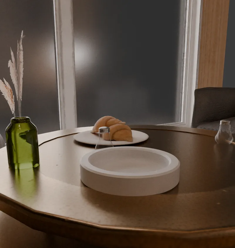 Round Catch All Tray 001