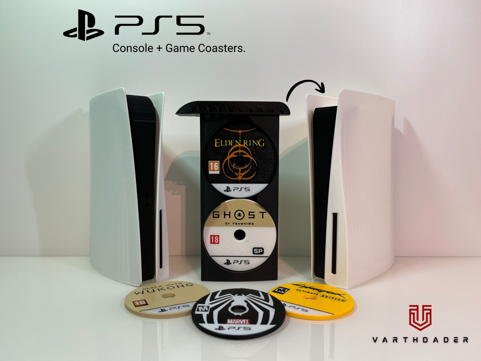 PS5 Console + Game Coasters