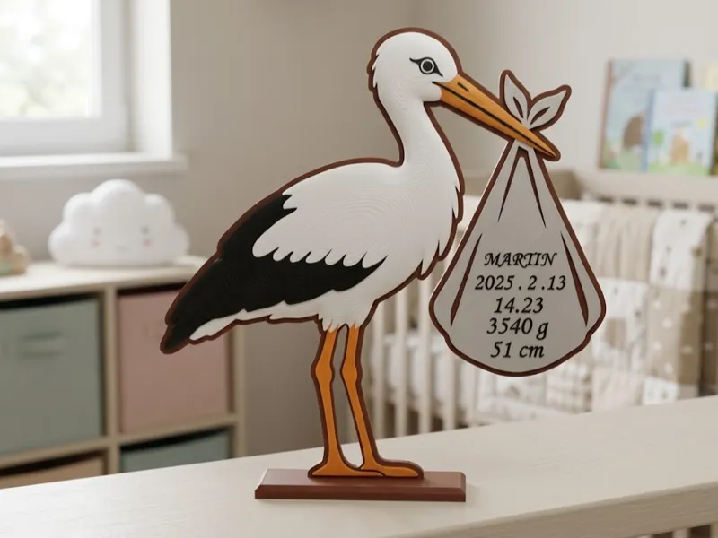Parametrisk Stork Födelseinfo