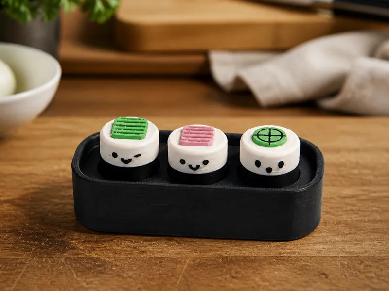 Kawaii Sushi Clicker Cute Fidget Toy Set
