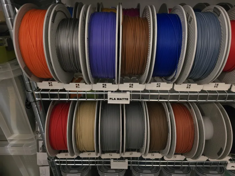 Spool Holder for Ikea Omar Wire Rack