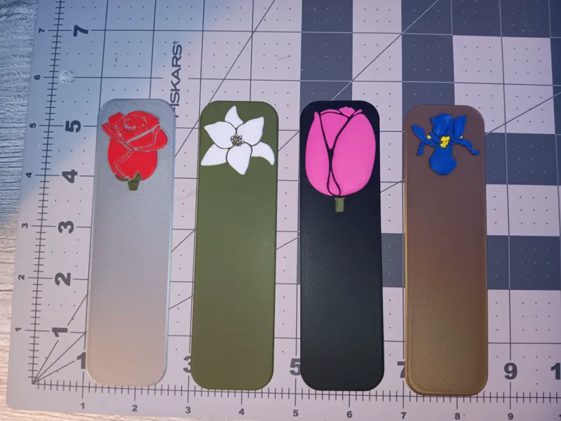 Flower Book Marks