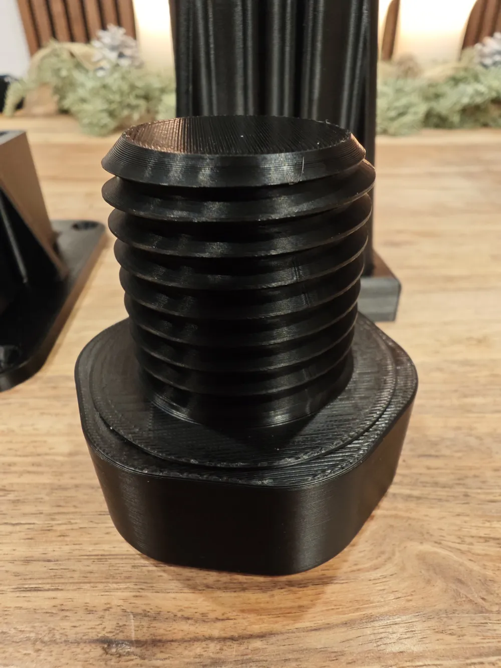 Table Leg Model Robust adjustable table leg for 78x78mm beams - Free 3D Print Model ...