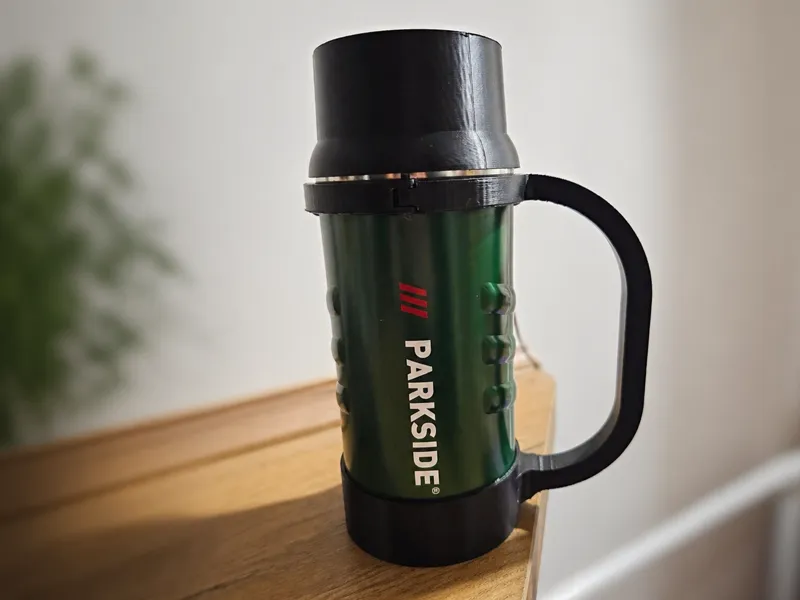 Parkside travel mug holder and cap