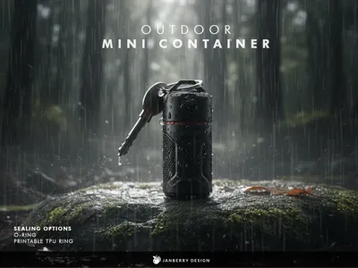 Robust Mini Outdoor Container - for Key Chain