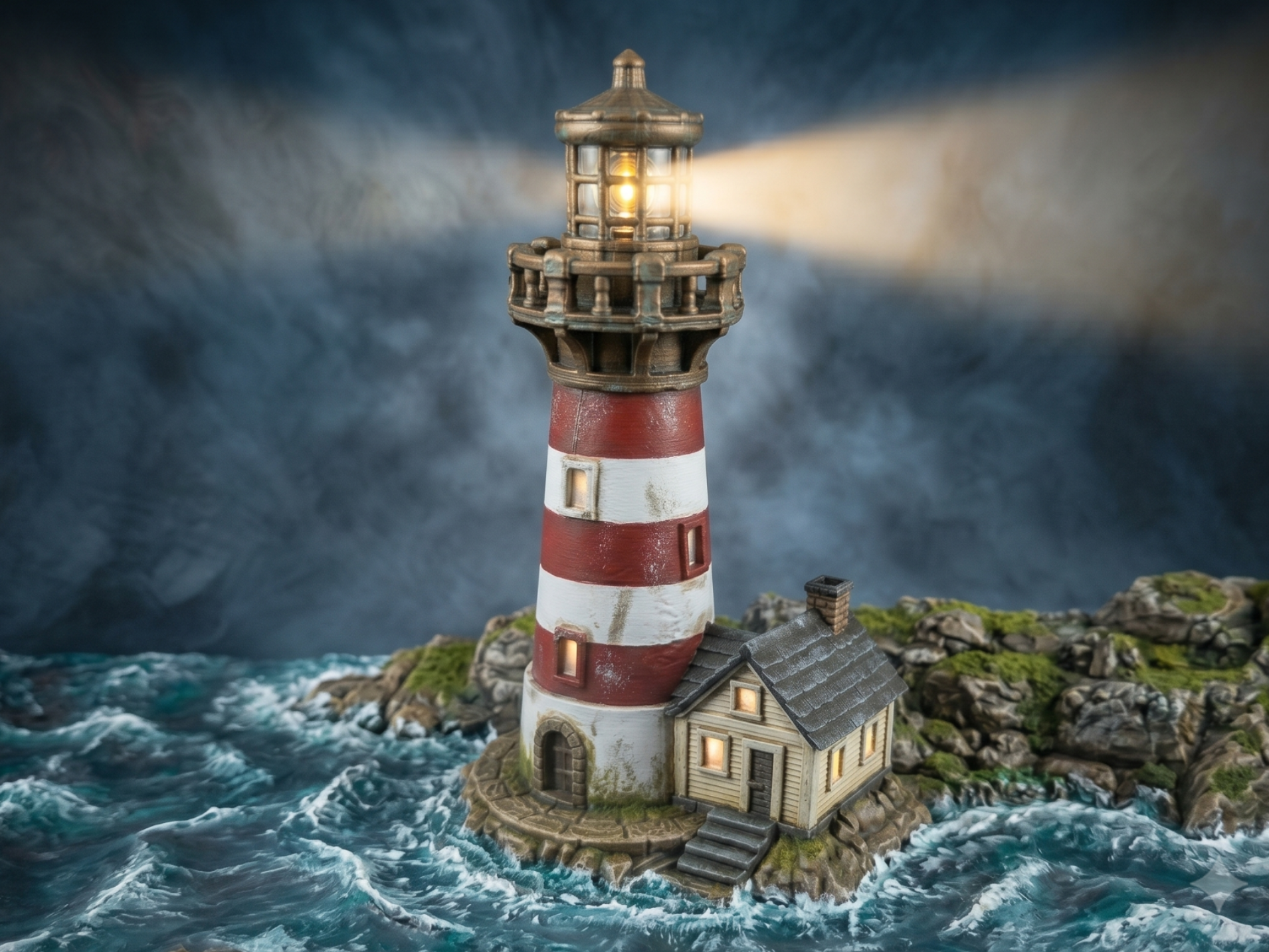 Lighthouse diorama