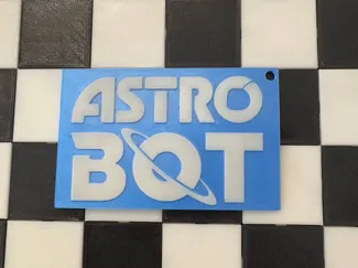 Astro bot keychain 