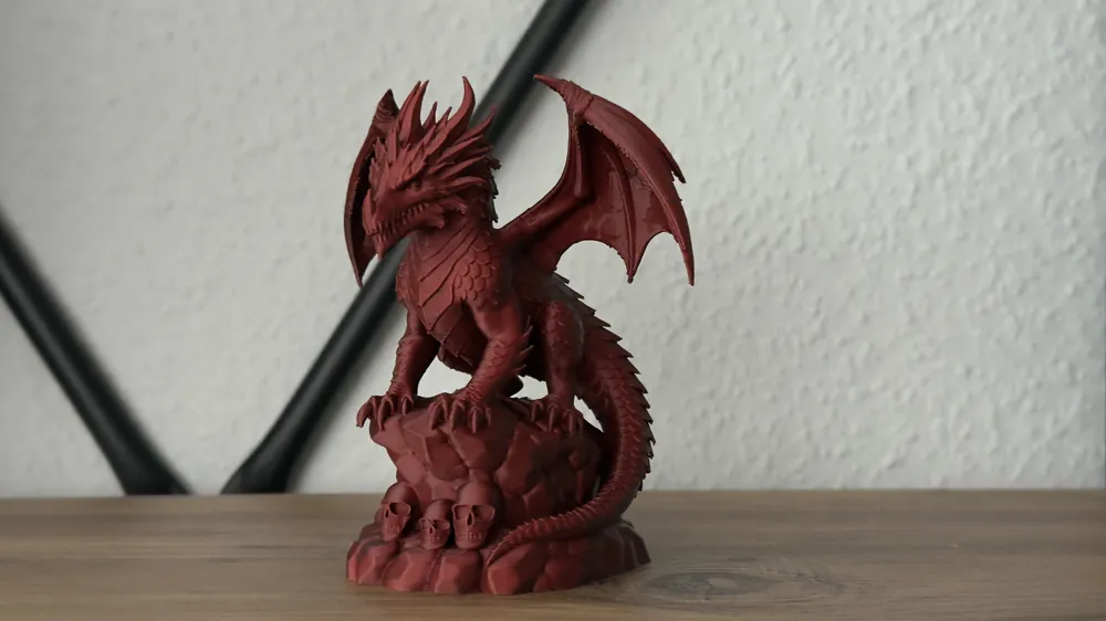 Dragon - Guardian of Flames - Free 3D Print Model - MakerWorld