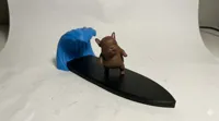Bouledogue tranquille sur planche de surf — photo 9