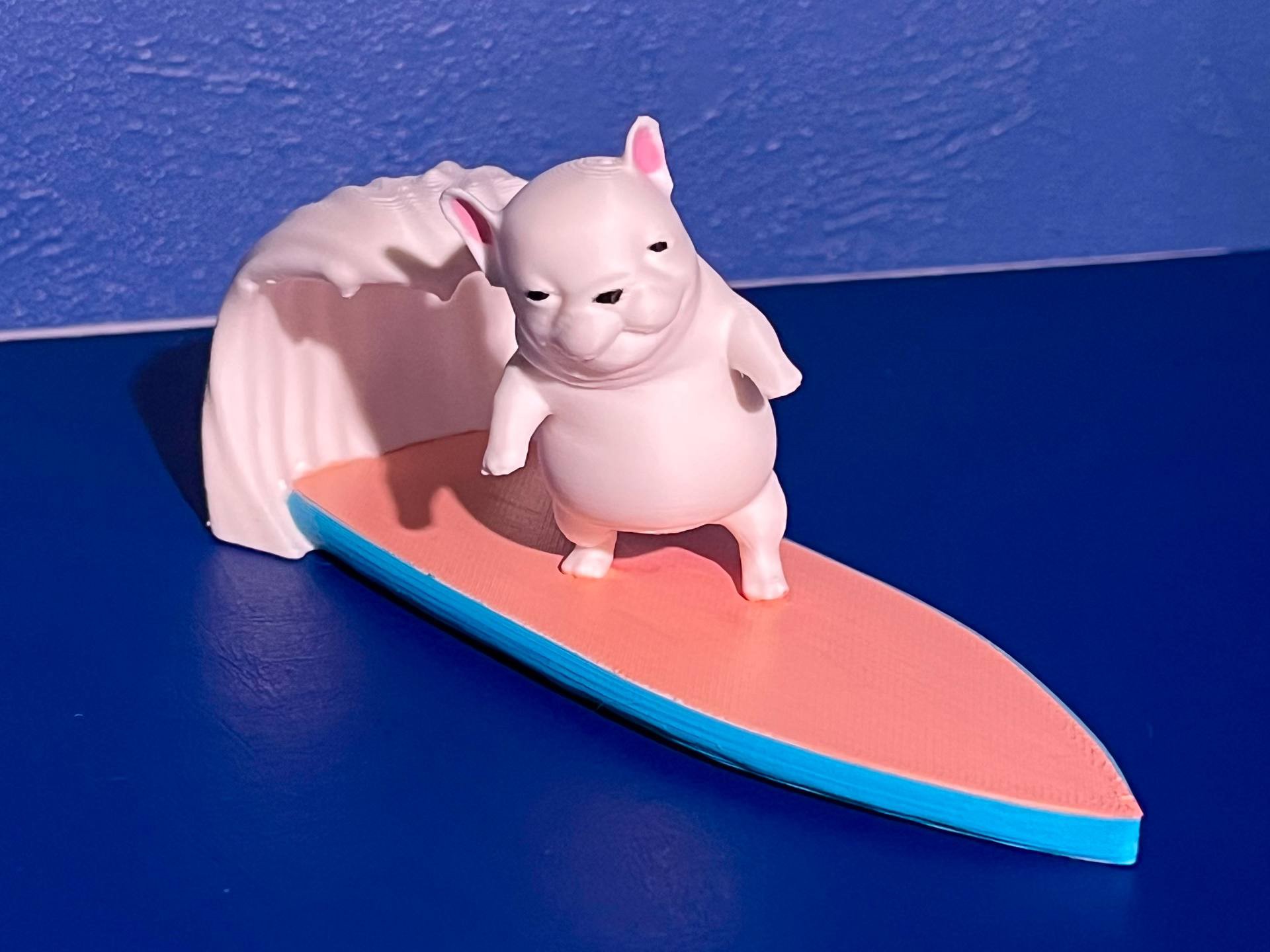3D модель Pibbles — танцюючий пес-серфер | 3D-брелок мем | Львів — 3D друк Львів