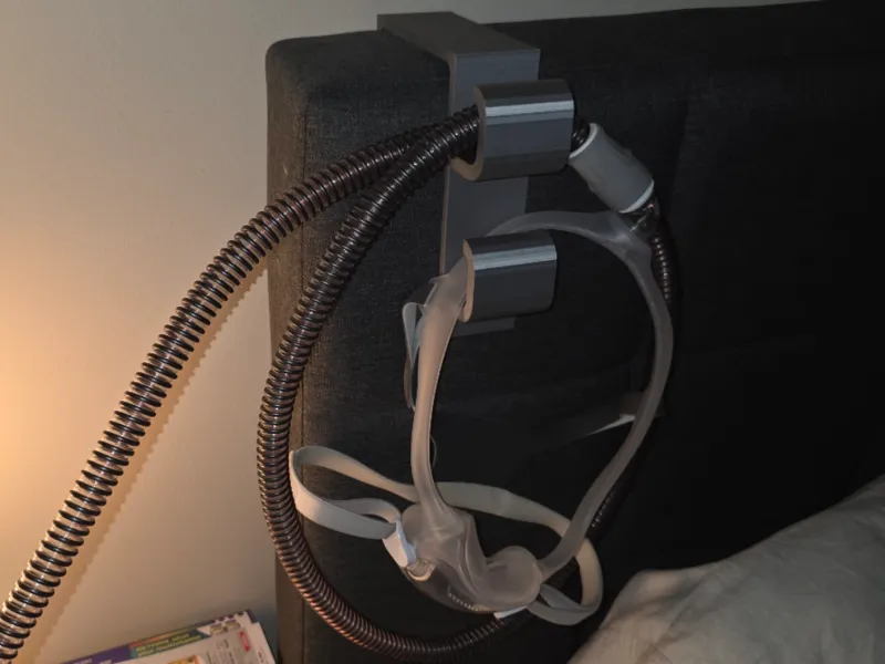 CPAP Hose and Mask hook