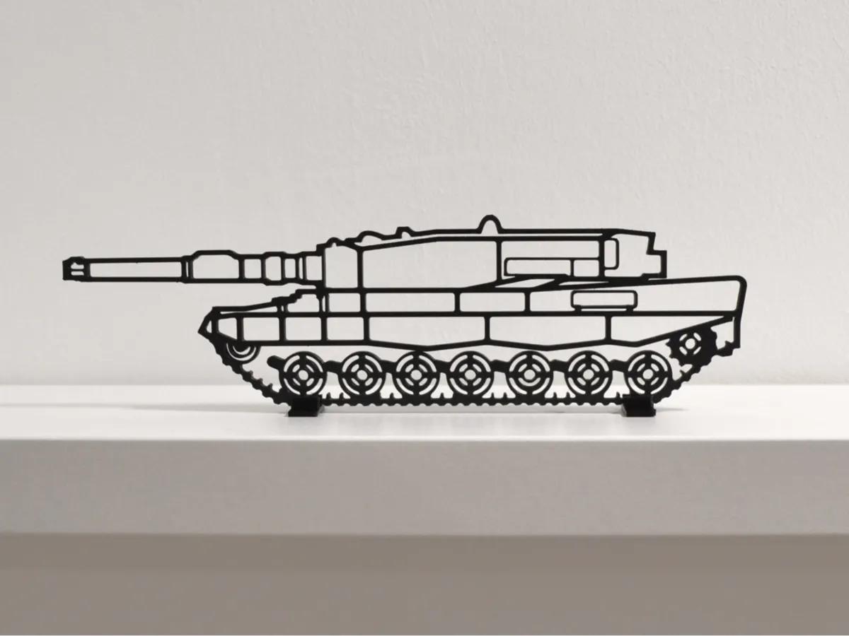 Décoration murale char Leopard 2