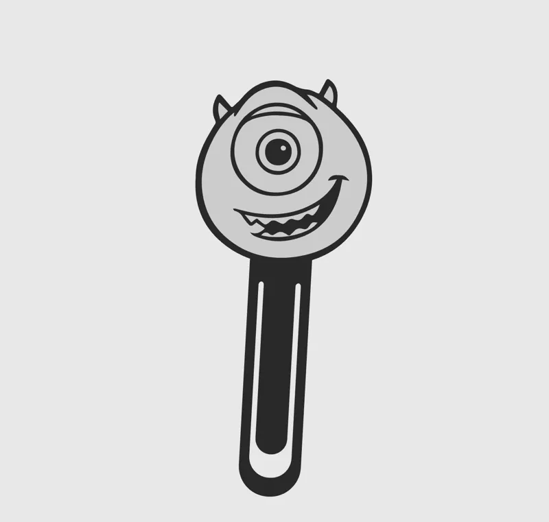 BookMark Mike Monsters & Co Cute Kawaii Cartoon