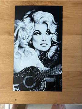 Cuadro decorativo en 3D: Dolly Parton Hueforge — vista de referencia 3