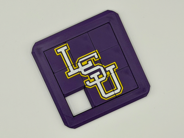 LSU Tigers Sliding Tile Puzzle