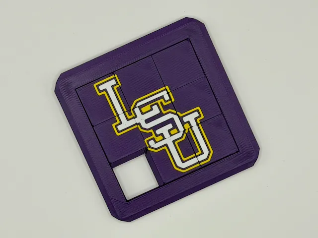 LSU Tigers Sliding Tile Puzzle