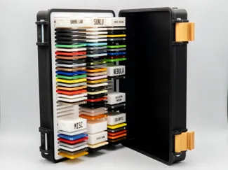 Modular Filament Swatches System + Parametric Box