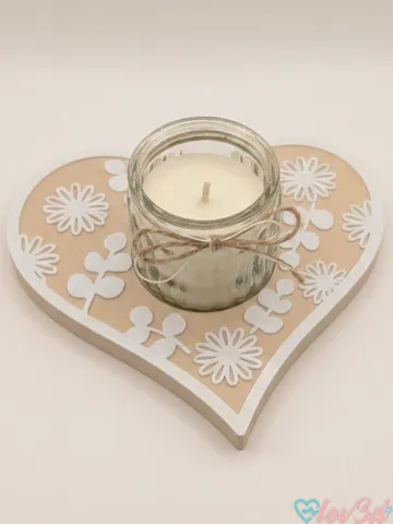 Accesorio de iluminación decorativa: Floral Heart Candle Holder Mini Jars (54mm/HÖKGÖK) — vista de referencia 2
