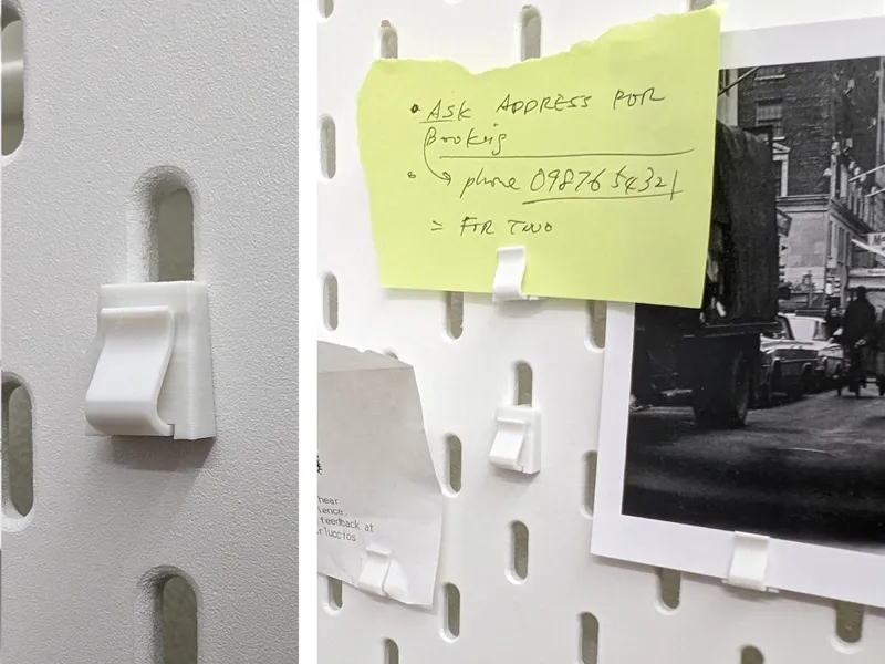 IKEA Skadis Card Holder (Clip)