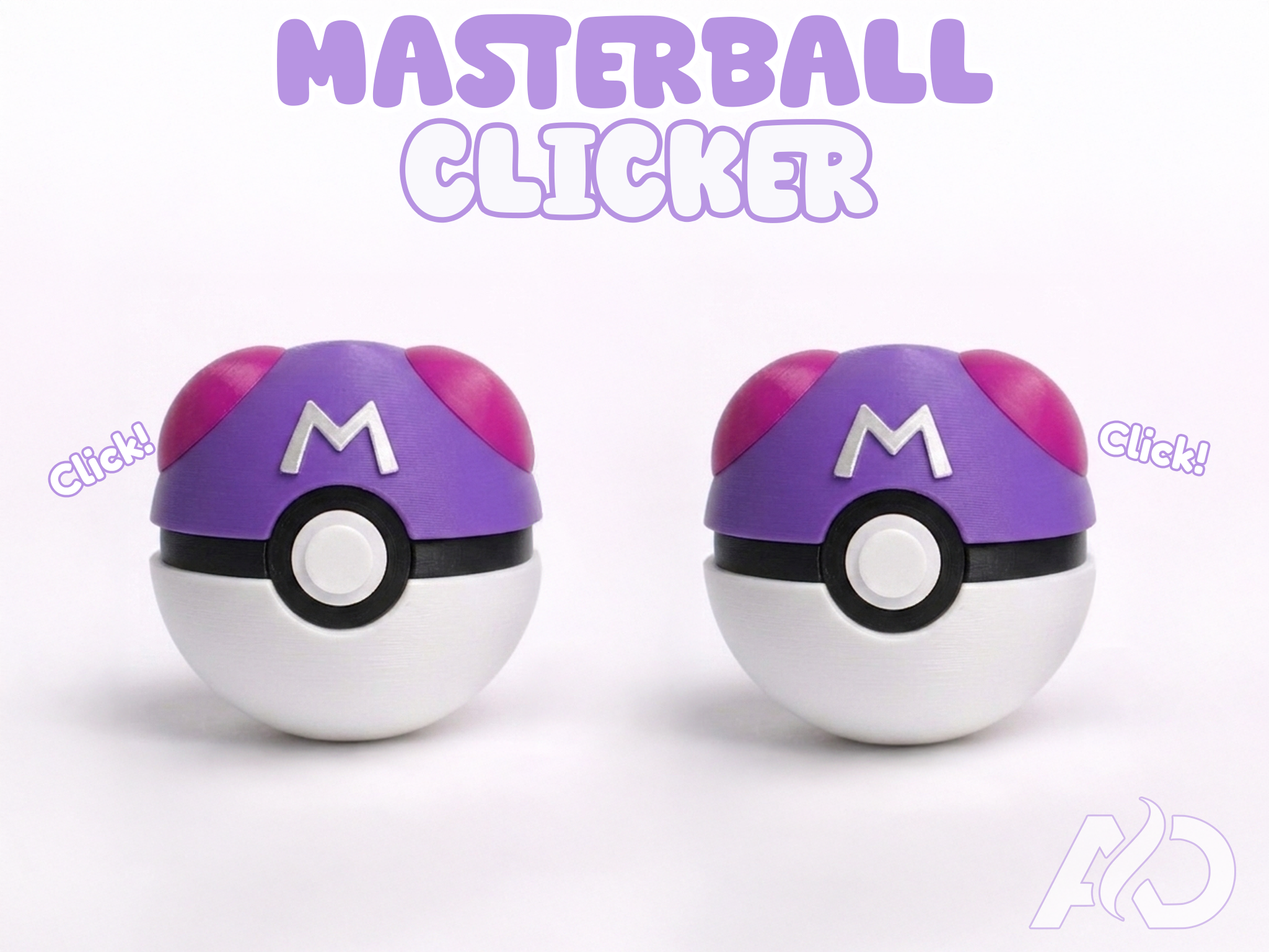 Miniatura 1 do modelo 3D MASTERBALL CLICKER