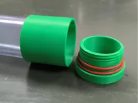 Bouchon et raccord PVC 2 pouces avec joint torique — photo 1