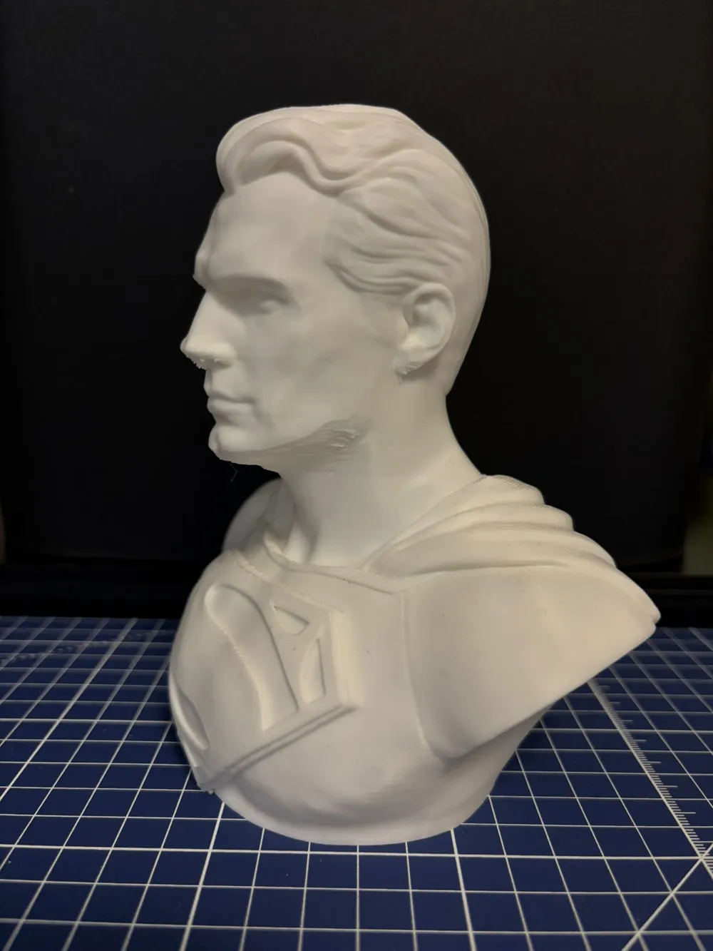 Superman bust - Free 3D Print Model - MakerWorld