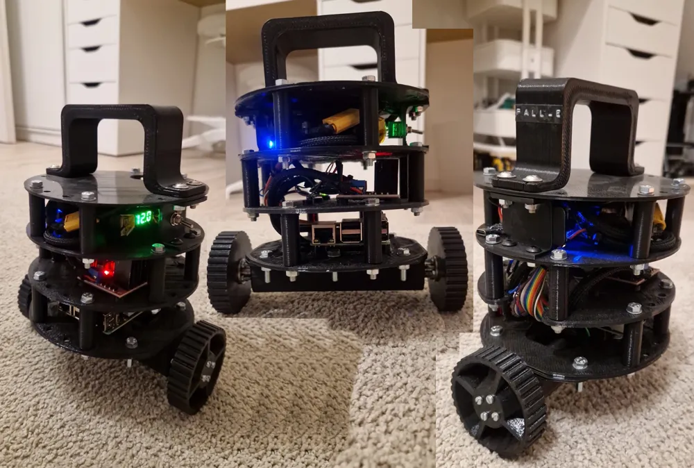 Fall-E - The self balancing robot - Free 3D Print Model - MakerWorld