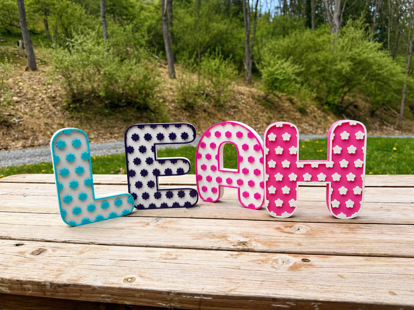 Miniatura 2 do modelo 3D Customizable Decor Letters