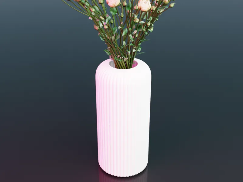 flower pot, 95mm 95mm 205mm