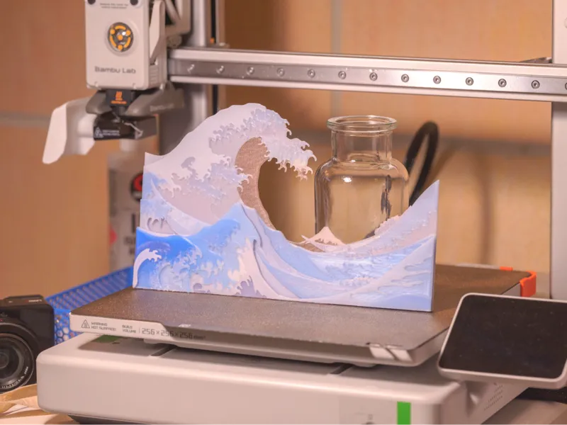 Great Wave off Kanagawa - Translucent PETG A1
