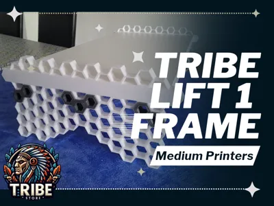Monitor Stand - Tribe Lift 1 - Frame - Ikea Shelf