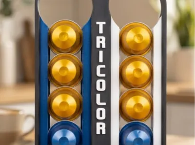 TRICOLOR GREMIO COFFEE CAPSULE HOLDER
