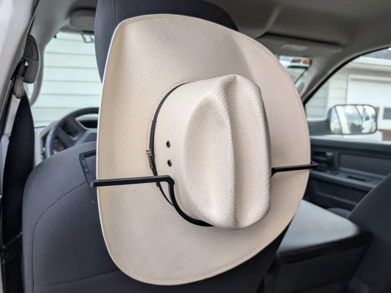 UPDATED Cowboy Hat Vehicle Mount – Lucky Side Up