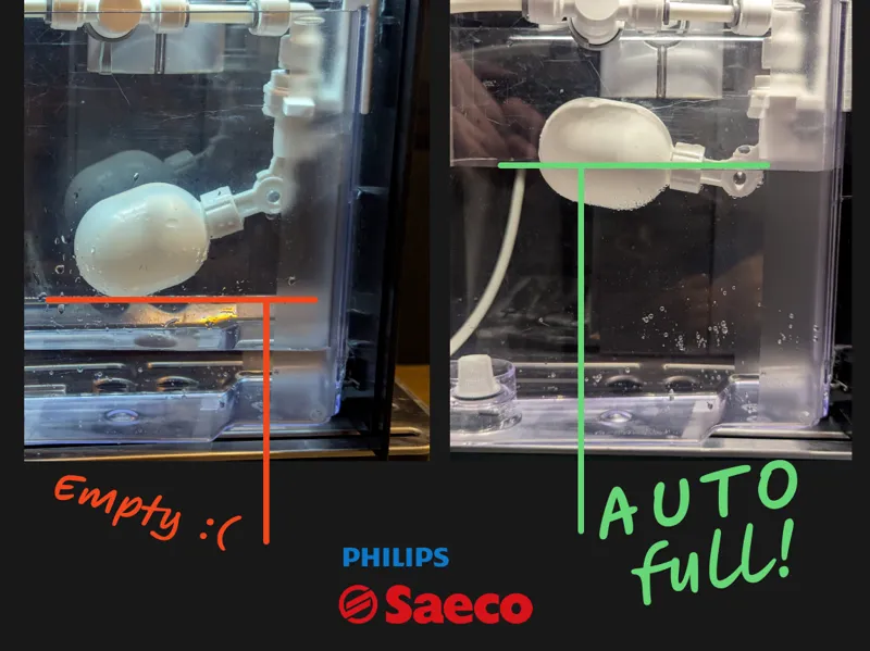 Coffee Machine Auto-Refill for Water Tank