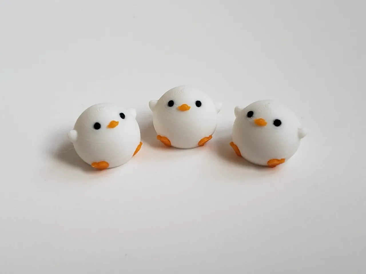 Ducky Bun Fidget Keychain (Dim Sum) view 2